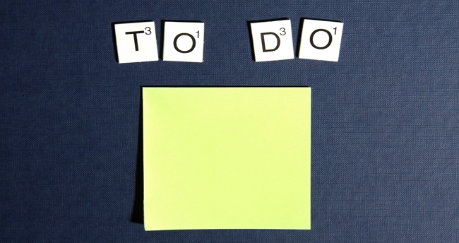 To-do list met post-it